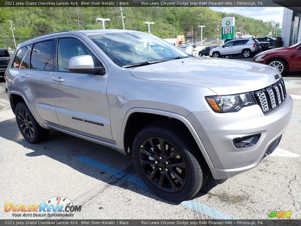 2021 Jeep Grand Cherokee Laredo 4x4 Billet Silver Metallic / Black Photo #8