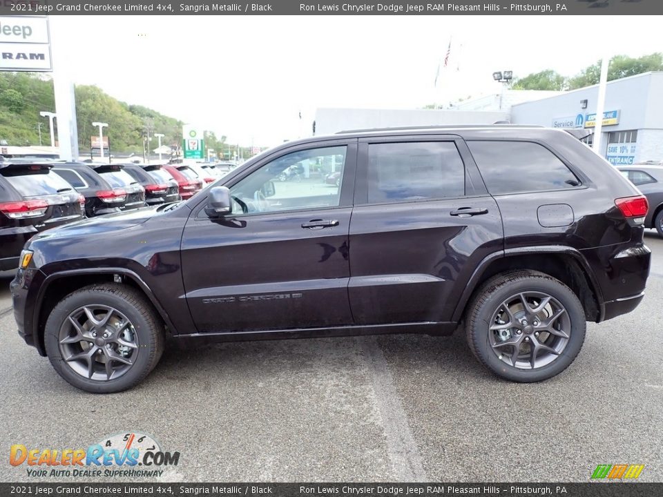 2021 Jeep Grand Cherokee Limited 4x4 Sangria Metallic / Black Photo #2