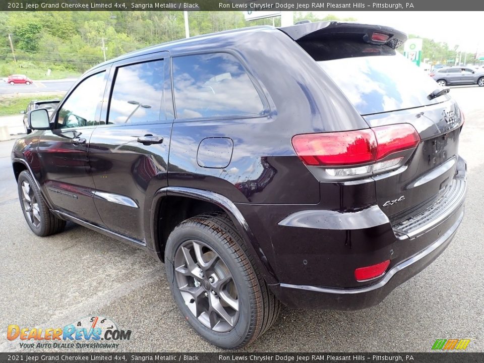 2021 Jeep Grand Cherokee Limited 4x4 Sangria Metallic / Black Photo #3