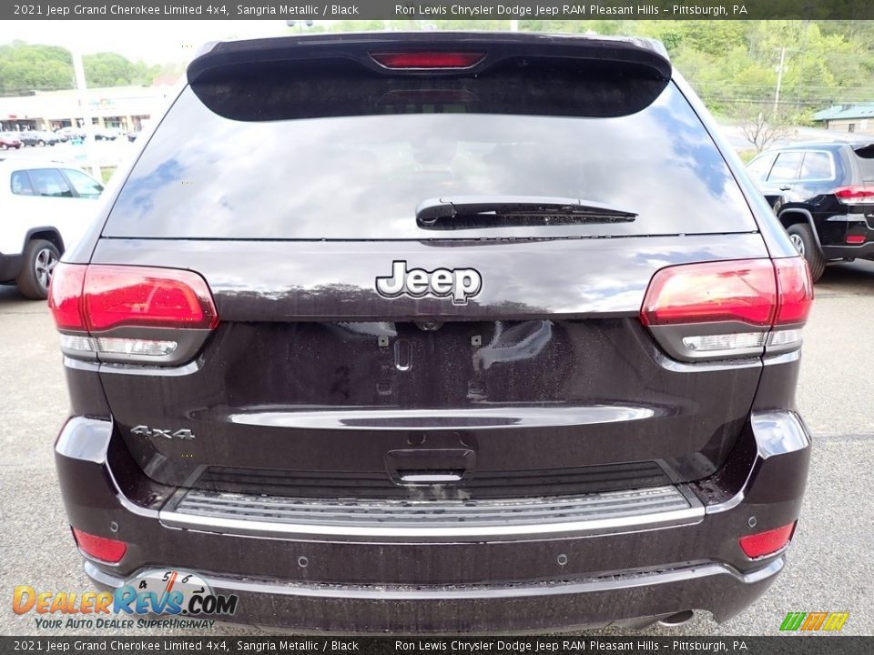 2021 Jeep Grand Cherokee Limited 4x4 Sangria Metallic / Black Photo #4