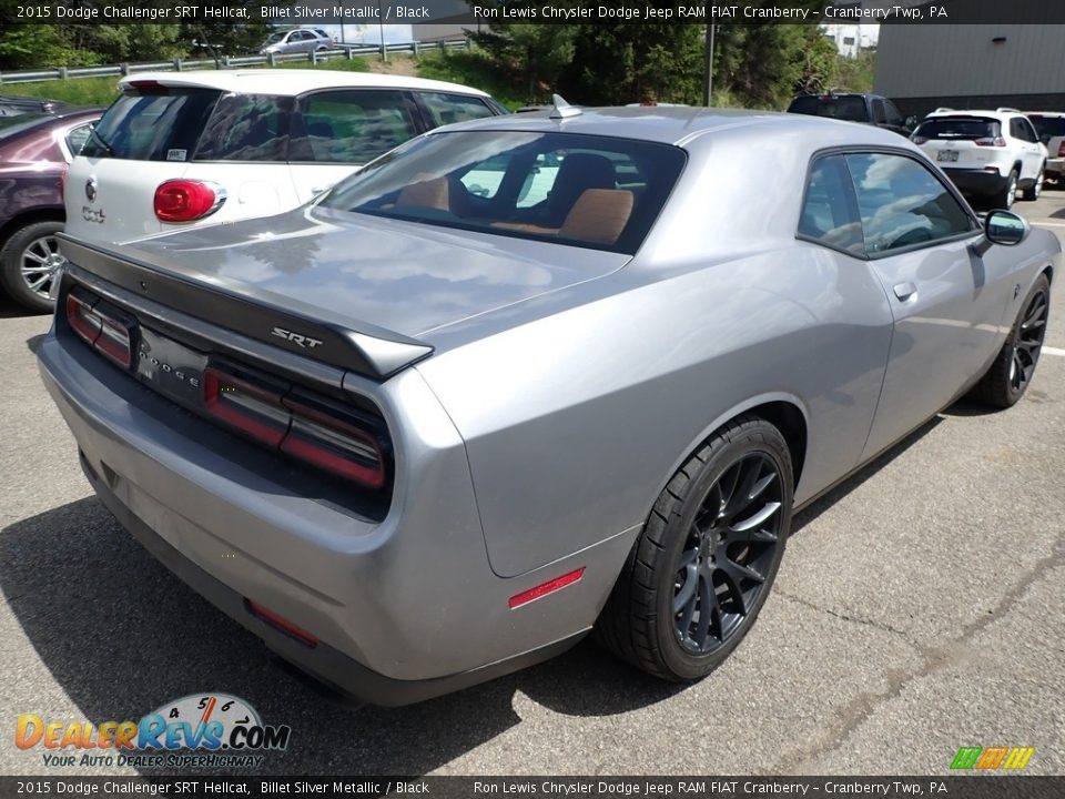 2015 Dodge Challenger SRT Hellcat Billet Silver Metallic / Black Photo #2