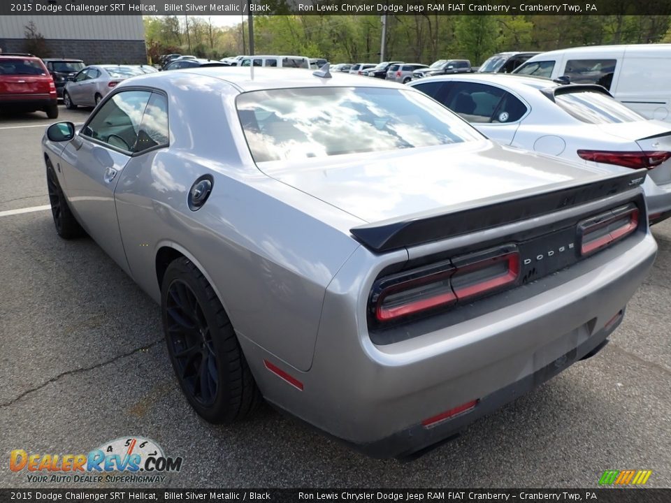 2015 Dodge Challenger SRT Hellcat Billet Silver Metallic / Black Photo #4