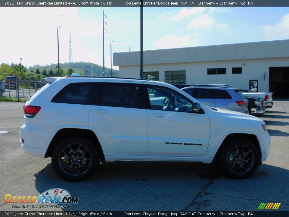 2021 Jeep Grand Cherokee Limited 4x4 Bright White / Black Photo #4