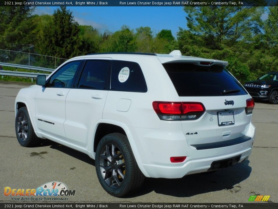 2021 Jeep Grand Cherokee Limited 4x4 Bright White / Black Photo #8