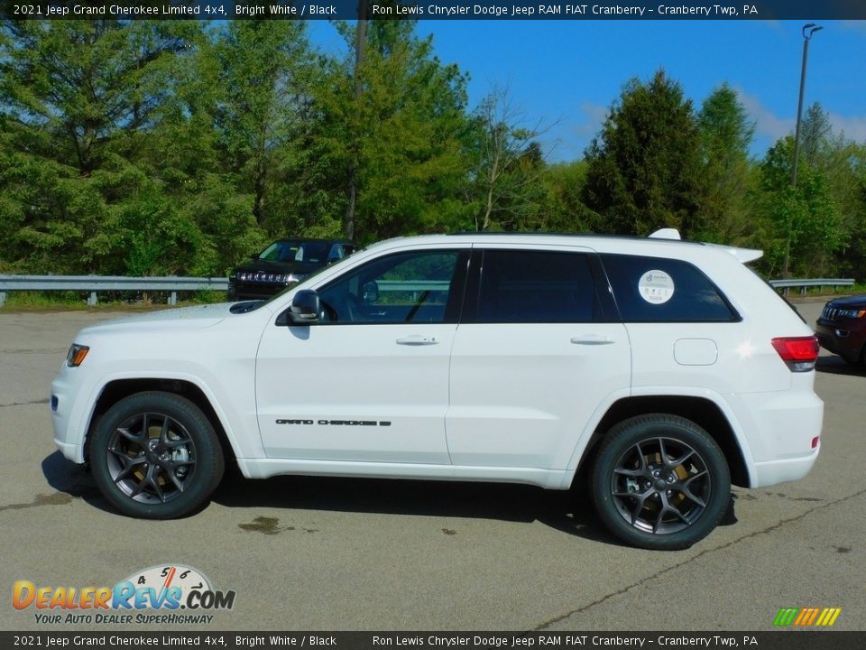 2021 Jeep Grand Cherokee Limited 4x4 Bright White / Black Photo #9