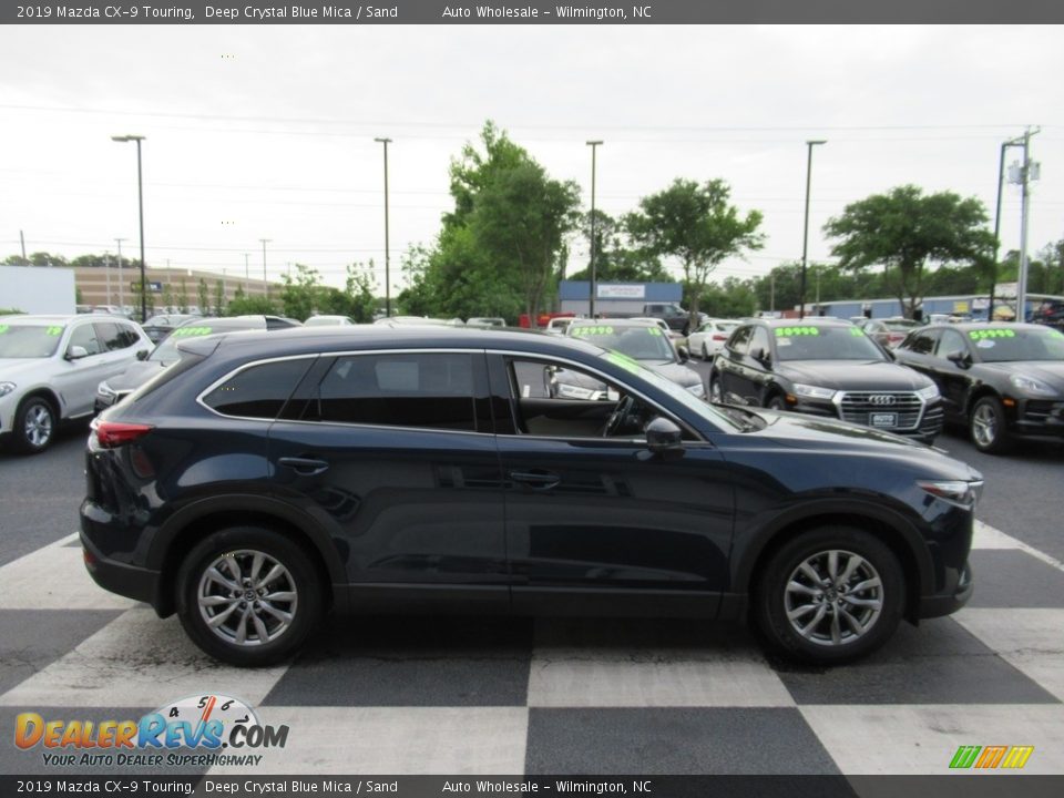 2019 Mazda CX-9 Touring Deep Crystal Blue Mica / Sand Photo #3
