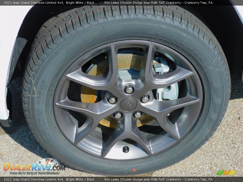 2021 Jeep Grand Cherokee Limited 4x4 Bright White / Black Photo #10