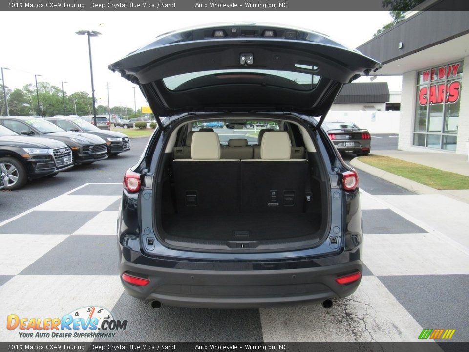 2019 Mazda CX-9 Touring Deep Crystal Blue Mica / Sand Photo #5