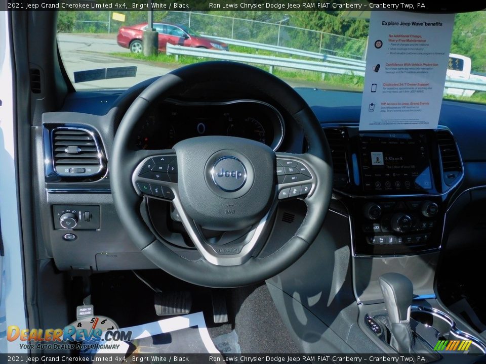 2021 Jeep Grand Cherokee Limited 4x4 Bright White / Black Photo #13
