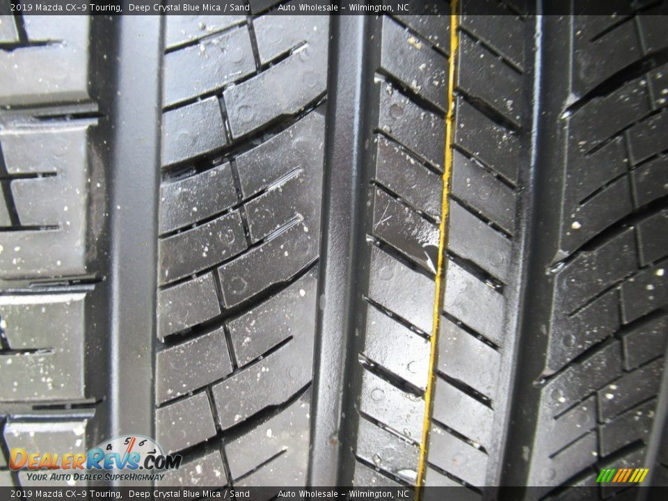 2019 Mazda CX-9 Touring Deep Crystal Blue Mica / Sand Photo #8