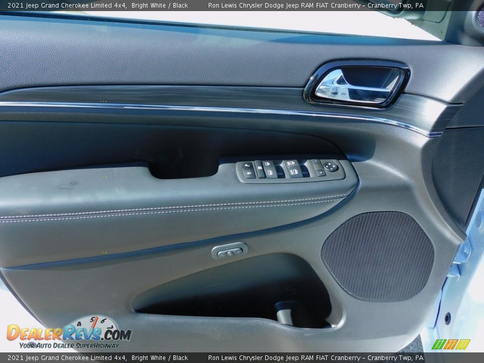2021 Jeep Grand Cherokee Limited 4x4 Bright White / Black Photo #14