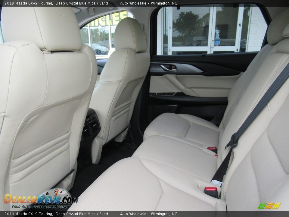 2019 Mazda CX-9 Touring Deep Crystal Blue Mica / Sand Photo #10