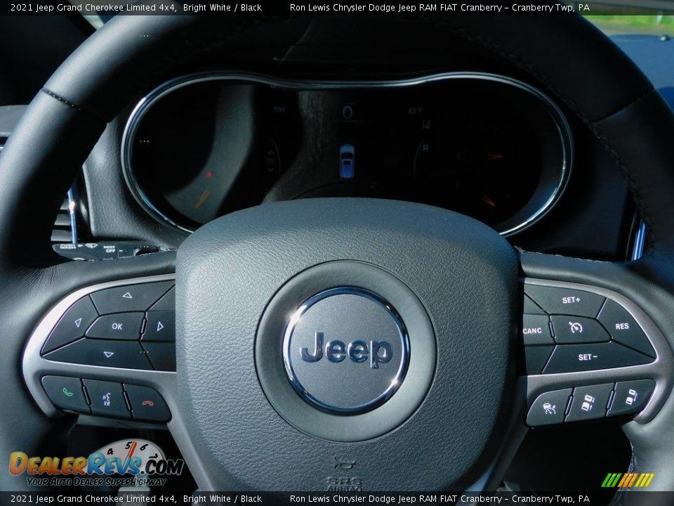 2021 Jeep Grand Cherokee Limited 4x4 Bright White / Black Photo #20
