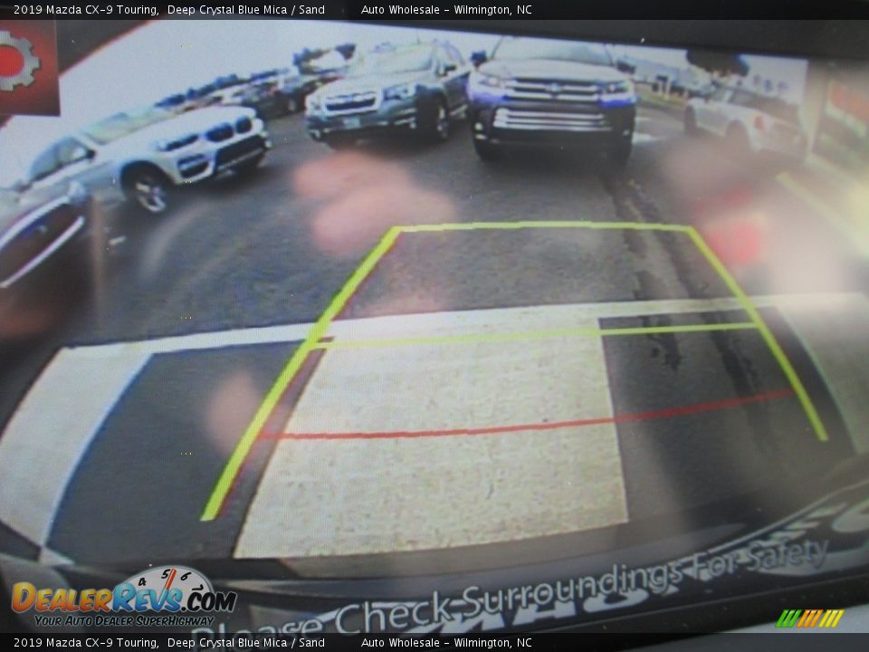 2019 Mazda CX-9 Touring Deep Crystal Blue Mica / Sand Photo #18