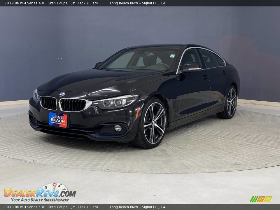 2019 BMW 4 Series 430i Gran Coupe Jet Black / Black Photo #3