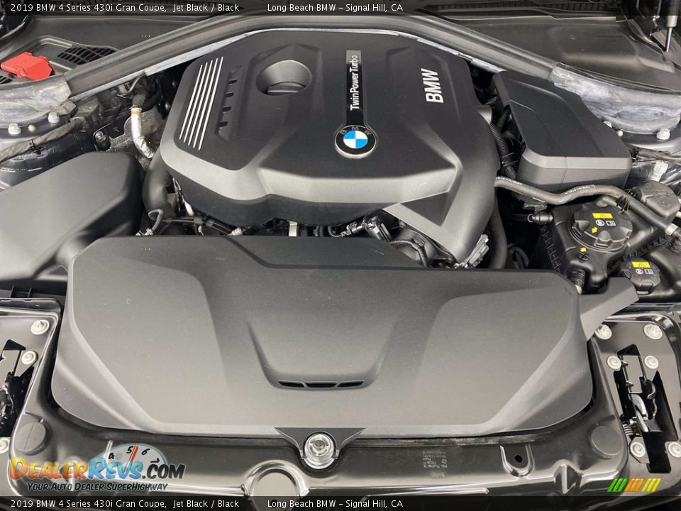 2019 BMW 4 Series 430i Gran Coupe Jet Black / Black Photo #12