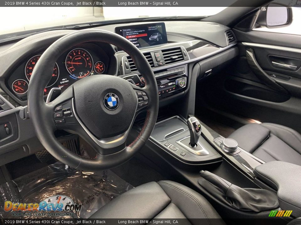 2019 BMW 4 Series 430i Gran Coupe Jet Black / Black Photo #16