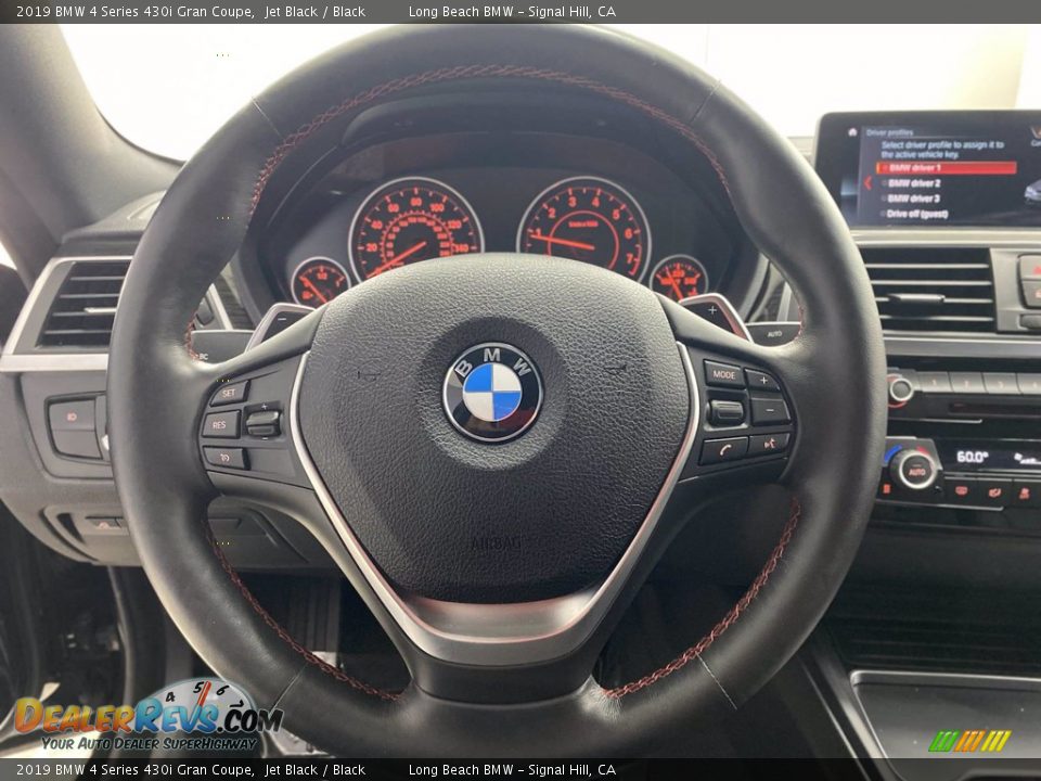 2019 BMW 4 Series 430i Gran Coupe Jet Black / Black Photo #18