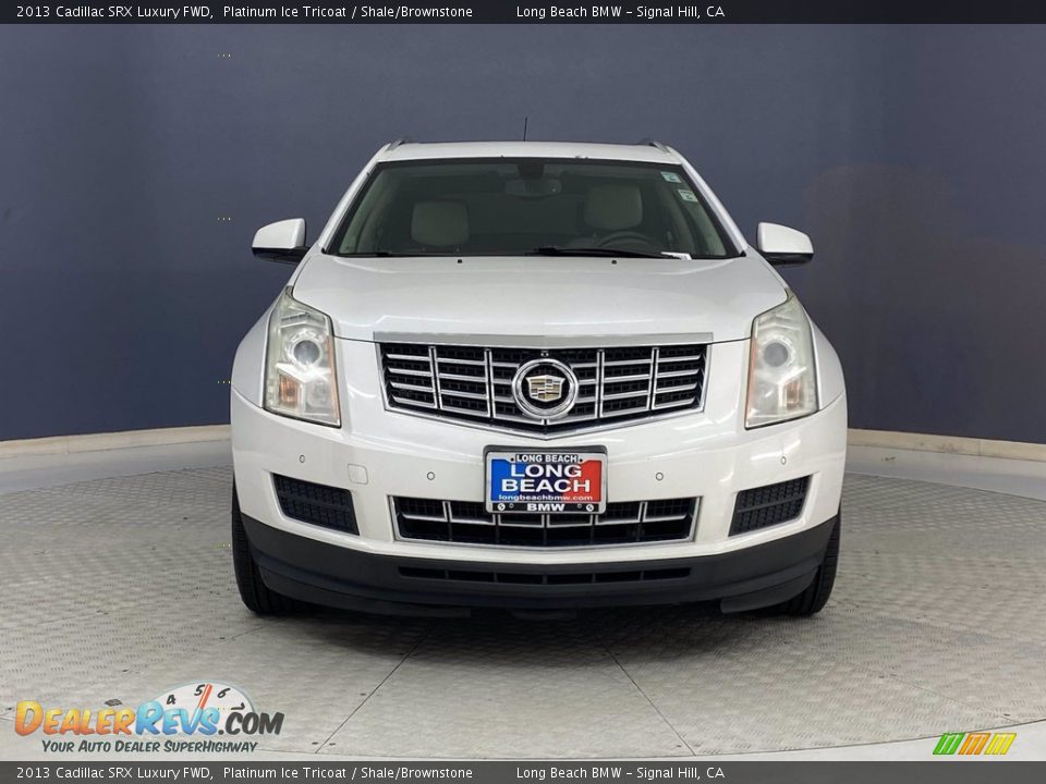 2013 Cadillac SRX Luxury FWD Platinum Ice Tricoat / Shale/Brownstone Photo #2