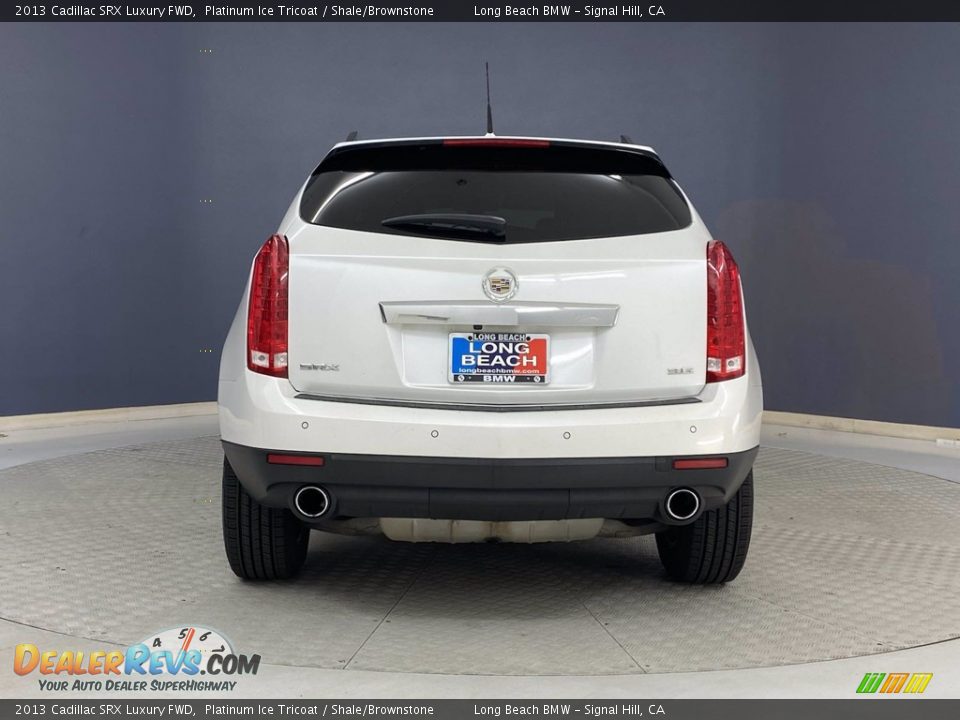 2013 Cadillac SRX Luxury FWD Platinum Ice Tricoat / Shale/Brownstone Photo #4