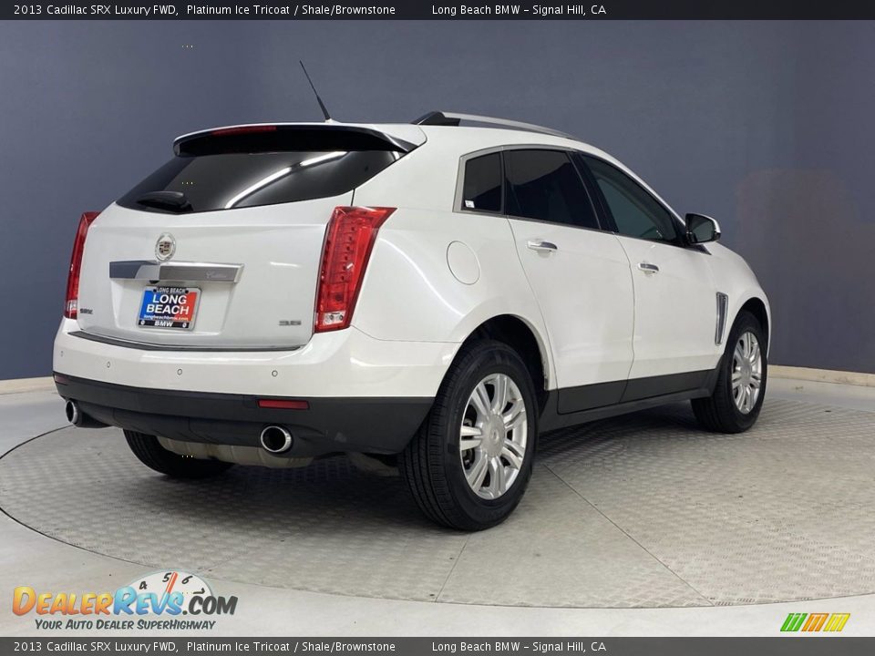 2013 Cadillac SRX Luxury FWD Platinum Ice Tricoat / Shale/Brownstone Photo #5