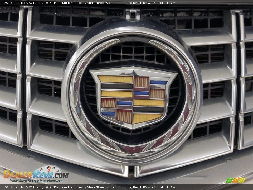 2013 Cadillac SRX Luxury FWD Platinum Ice Tricoat / Shale/Brownstone Photo #8