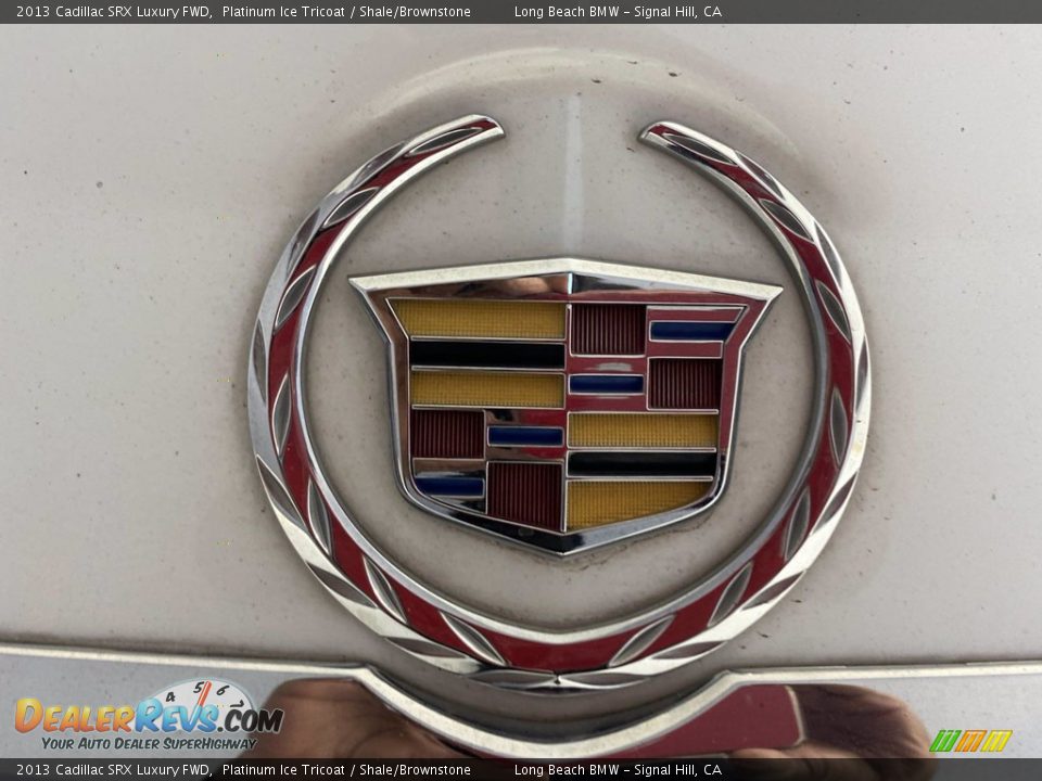 2013 Cadillac SRX Luxury FWD Platinum Ice Tricoat / Shale/Brownstone Photo #10