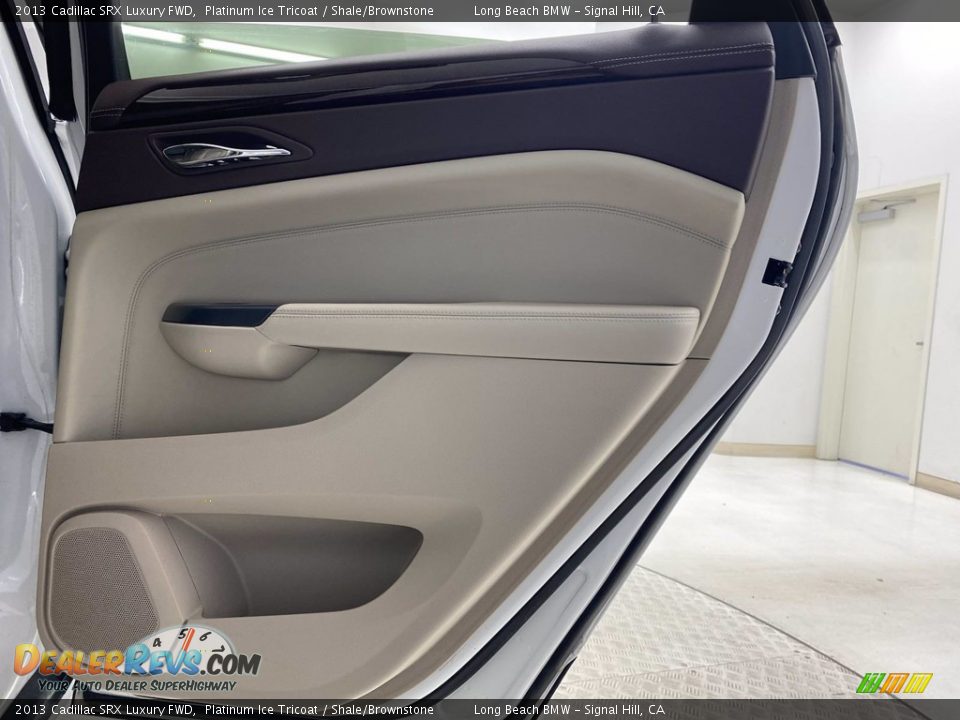 2013 Cadillac SRX Luxury FWD Platinum Ice Tricoat / Shale/Brownstone Photo #35