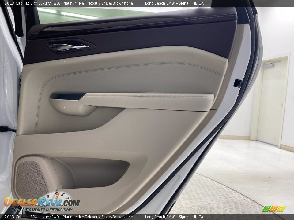 2013 Cadillac SRX Luxury FWD Platinum Ice Tricoat / Shale/Brownstone Photo #35