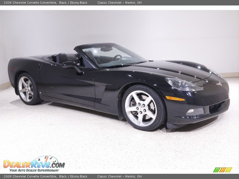 2006 Chevrolet Corvette Convertible Black / Ebony Black Photo #1