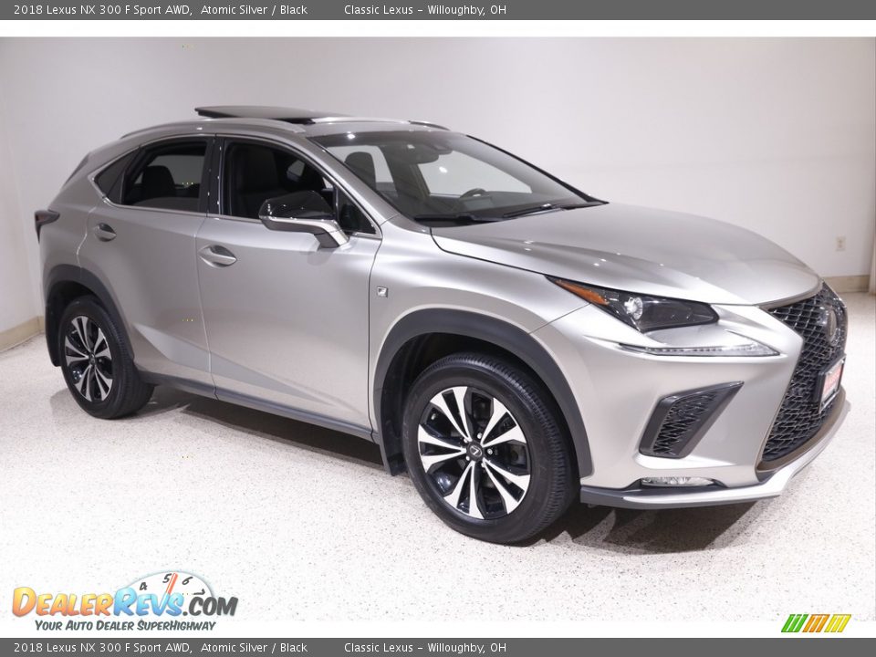 2018 Lexus NX 300 F Sport AWD Atomic Silver / Black Photo #1