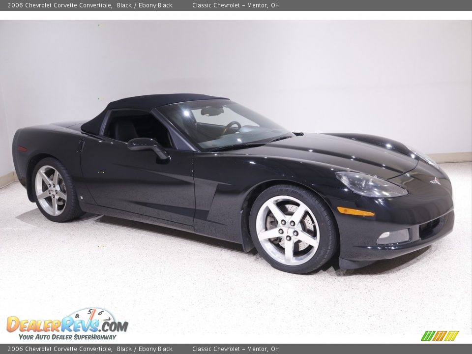 2006 Chevrolet Corvette Convertible Black / Ebony Black Photo #2