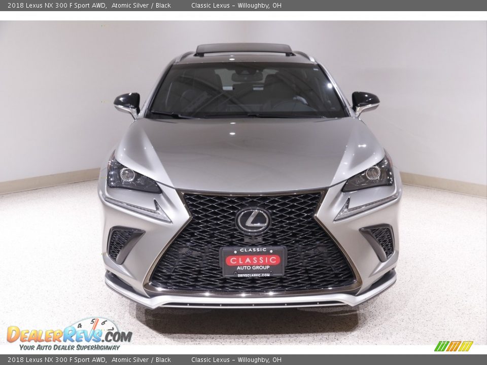 2018 Lexus NX 300 F Sport AWD Atomic Silver / Black Photo #2