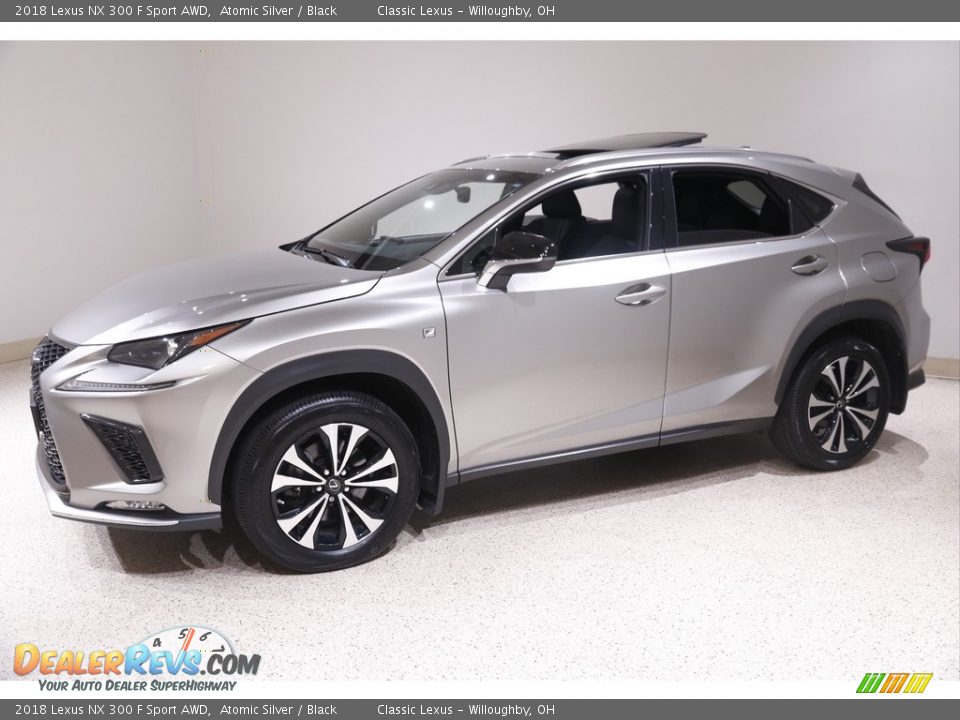 2018 Lexus NX 300 F Sport AWD Atomic Silver / Black Photo #3