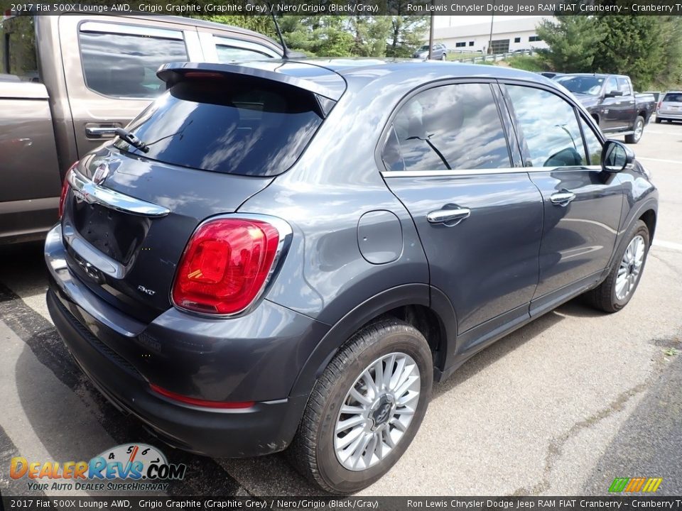 2017 Fiat 500X Lounge AWD Grigio Graphite (Graphite Grey) / Nero/Grigio (Black/Gray) Photo #3