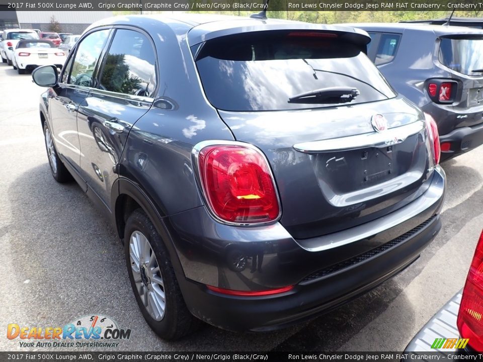 2017 Fiat 500X Lounge AWD Grigio Graphite (Graphite Grey) / Nero/Grigio (Black/Gray) Photo #4