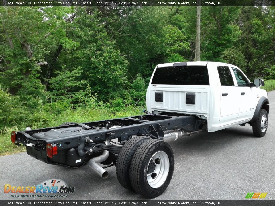 2021 Ram 5500 Tradesman Crew Cab 4x4 Chassis Bright White / Diesel Gray/Black Photo #6