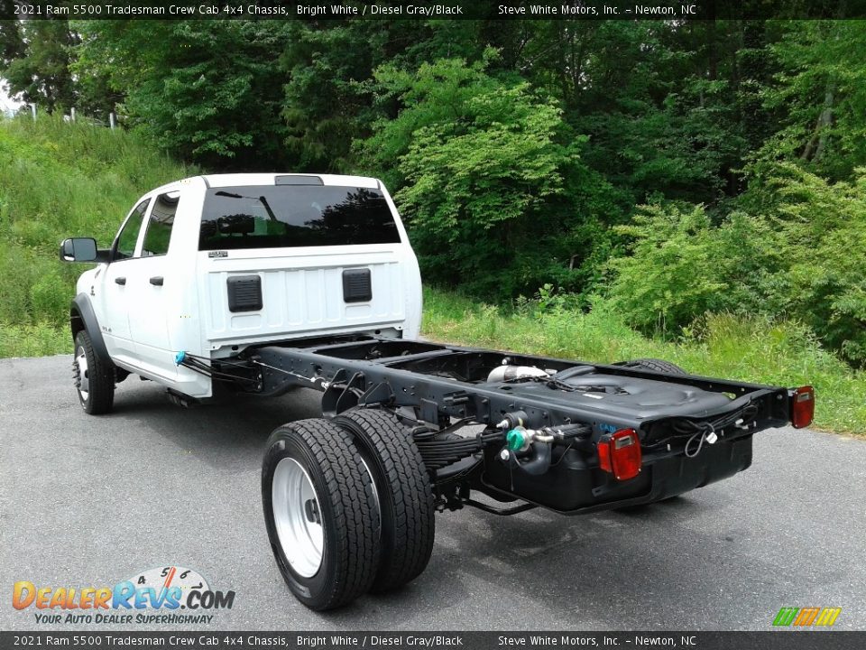 2021 Ram 5500 Tradesman Crew Cab 4x4 Chassis Bright White / Diesel Gray/Black Photo #8