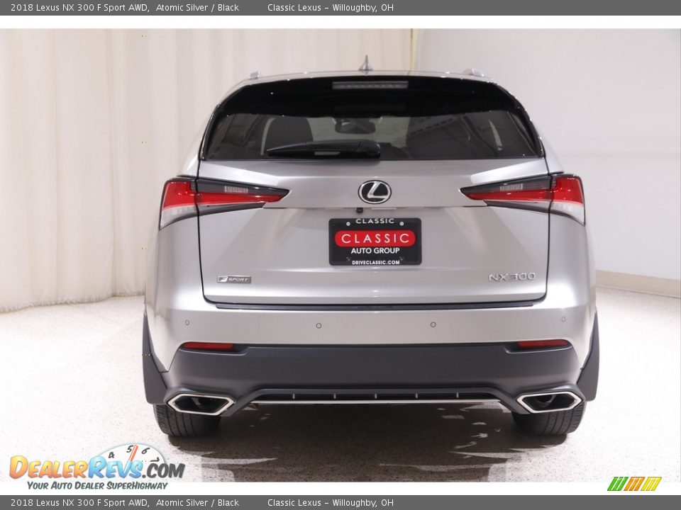 2018 Lexus NX 300 F Sport AWD Atomic Silver / Black Photo #18