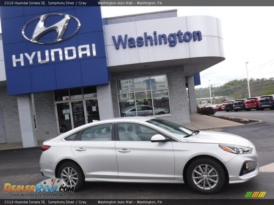 2019 Hyundai Sonata SE Symphony Silver / Gray Photo #2