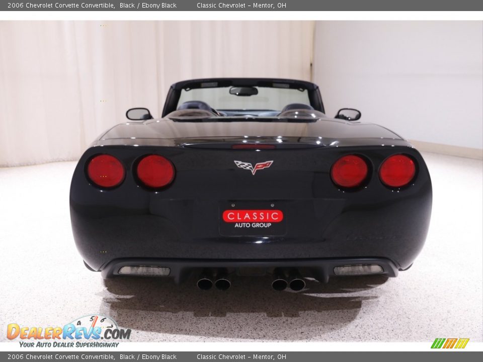 2006 Chevrolet Corvette Convertible Black / Ebony Black Photo #19