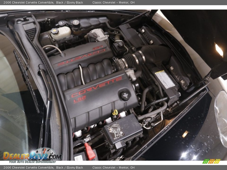 2006 Chevrolet Corvette Convertible Black / Ebony Black Photo #22