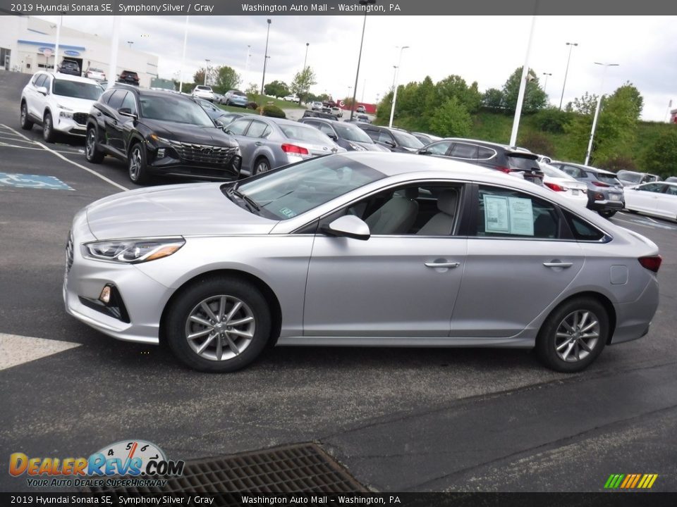 2019 Hyundai Sonata SE Symphony Silver / Gray Photo #6