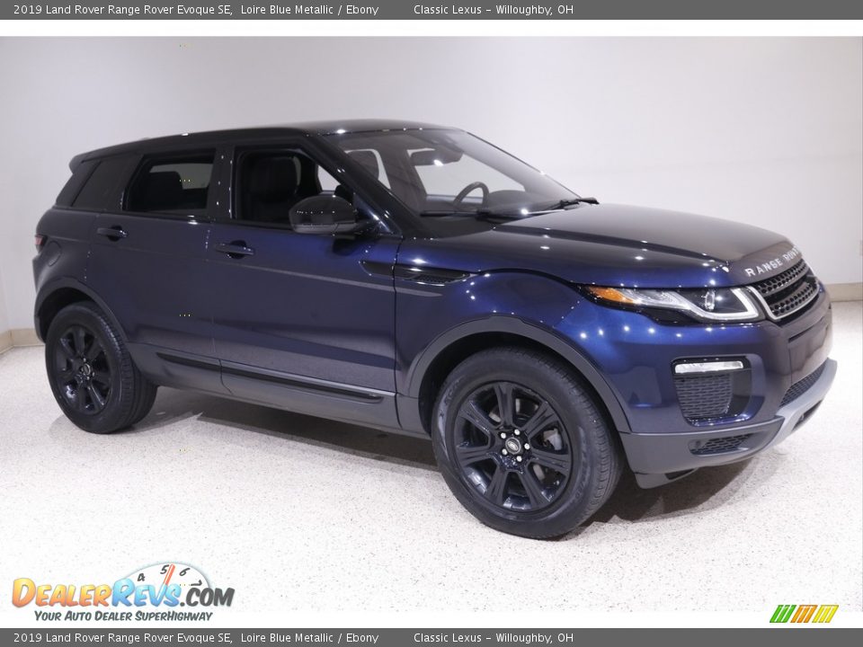 Loire Blue Metallic 2019 Land Rover Range Rover Evoque SE Photo #1