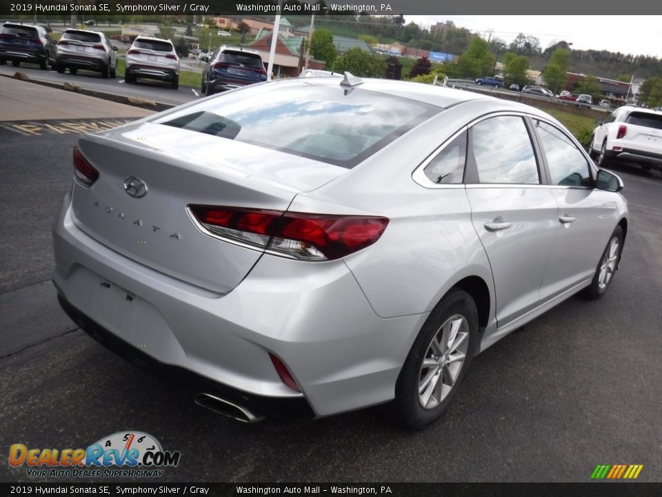 2019 Hyundai Sonata SE Symphony Silver / Gray Photo #9