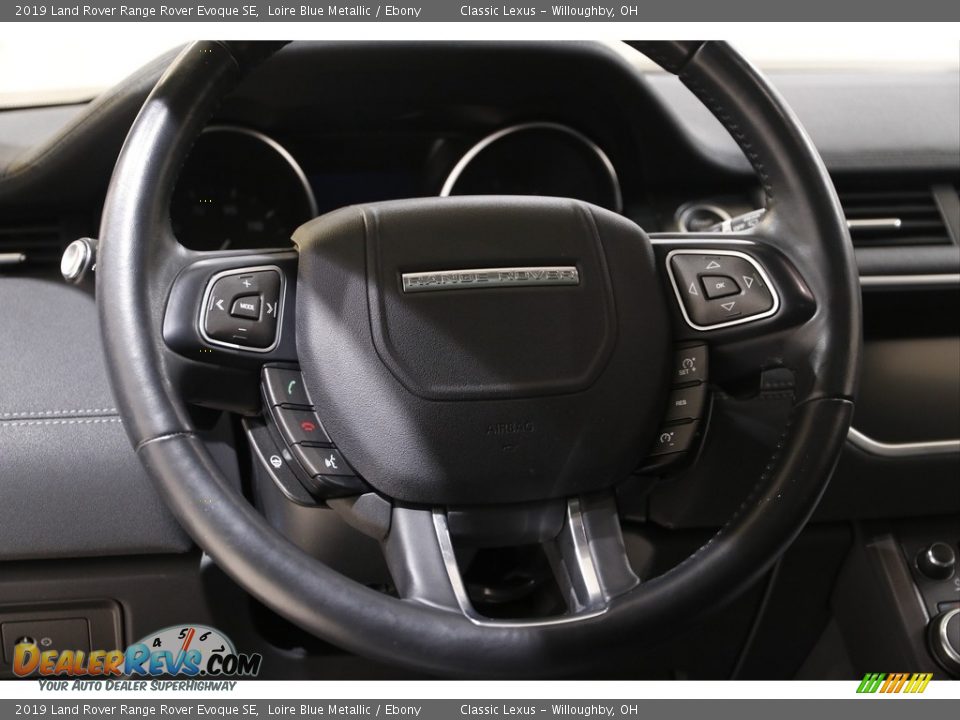 2019 Land Rover Range Rover Evoque SE Loire Blue Metallic / Ebony Photo #7