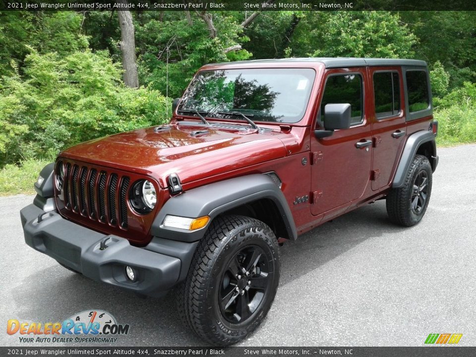 2021 Jeep Wrangler Unlimited Sport Altitude 4x4 Snazzberry Pearl / Black Photo #2