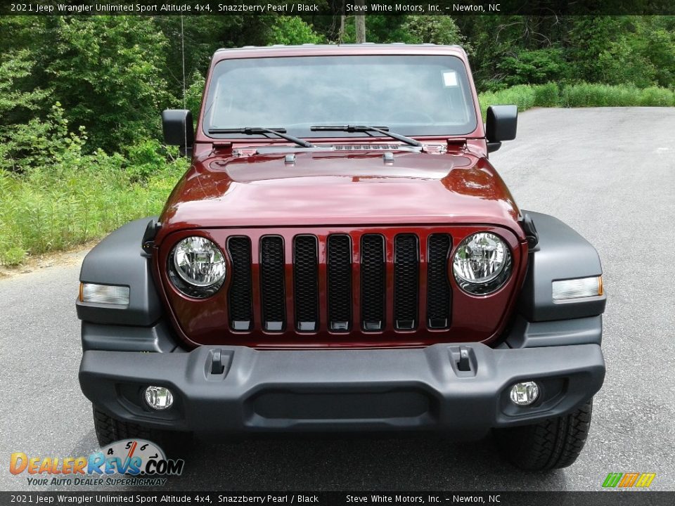 2021 Jeep Wrangler Unlimited Sport Altitude 4x4 Snazzberry Pearl / Black Photo #3