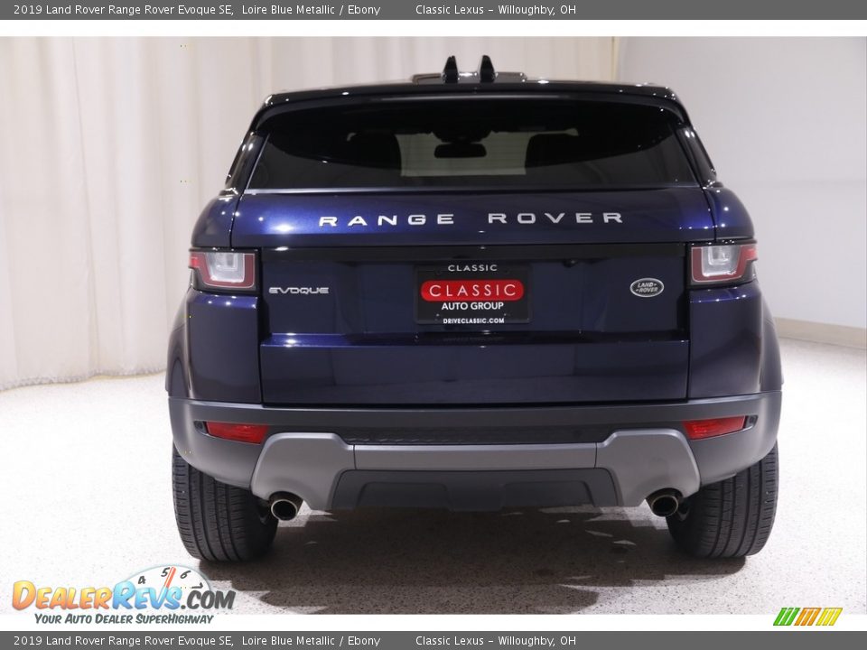 2019 Land Rover Range Rover Evoque SE Loire Blue Metallic / Ebony Photo #20