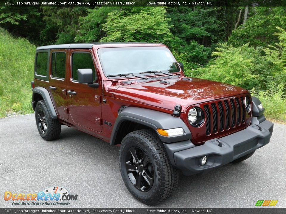 2021 Jeep Wrangler Unlimited Sport Altitude 4x4 Snazzberry Pearl / Black Photo #6